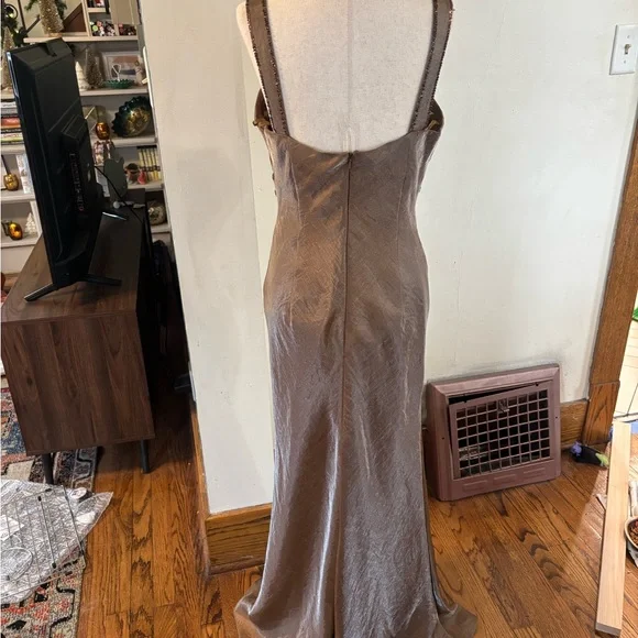 NWT Alex Evenings Beaded Dress Two Piece Set Mother Of Bride Jacket Slip Maxi - Picture 6 of 6